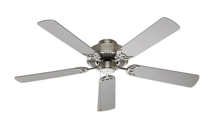 52" FAN ONLY-BRUSHED NICKEL-1/2" ROD